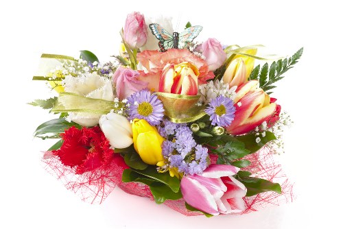 Beautiful bouquet arranged by Repton's local florist
