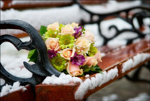 Special occasion floral arrangement delivered in Repton