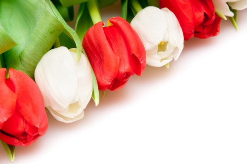 Professional florist preparing a stunning flower delivery